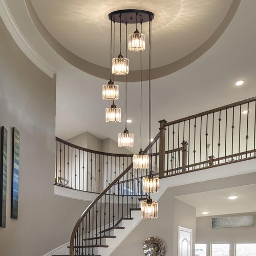Lampadario moderno cristallo - lampadario,