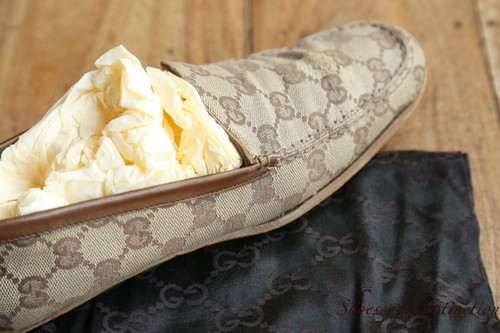 Mocassini gucci beige - mocassini,