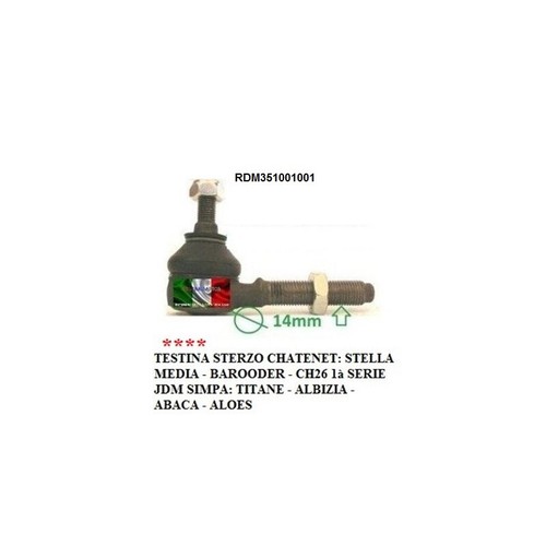 Testina sterzo chatenet - sterzo,