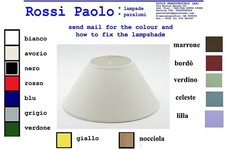 Paralume conico modello cinese