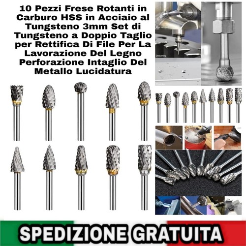 Frese rotanti carburo - 10,