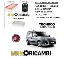 KIT TAGLIANDO 3 FILTRI TECNECO