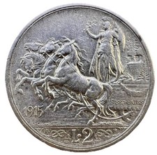 Italia 2 Lire 1915 Vittorio