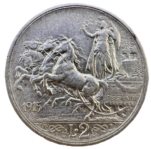 Italy lire 1915 vittorio - italy,
