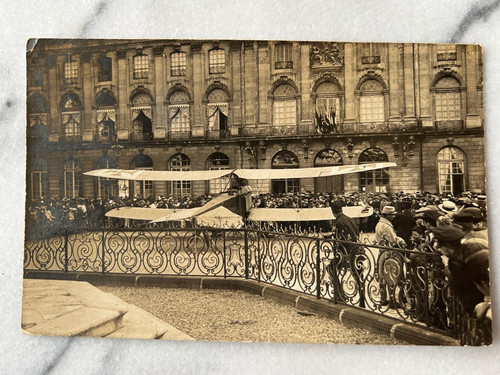 Cartolina fotografica aereo - cartolina,