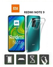 COVER CUSTODIA  TRASPARENTE TPU SILICONE PER XIAOMI REDMI NOTE 9