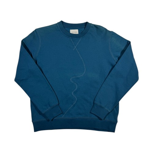Felpa tonsure basic blu - blu, teal