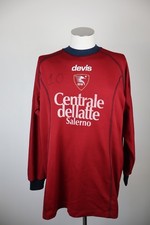 DEVIS SALERNITANA MAGLIA FELPATA CALCIO UOMO Tg XL SOCCER T-SHIRT SPORT JERSEY
