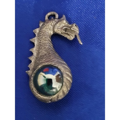 Ciondolo drago metallo con - metallo,