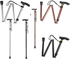 Bastone Da Passeggio Pieghevole Appoggio Anziani Estendibile Da 85 a 95 cm