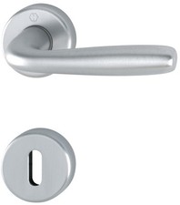 Maniglie porte interne Maribor Hoppe alluminio cromo satinato