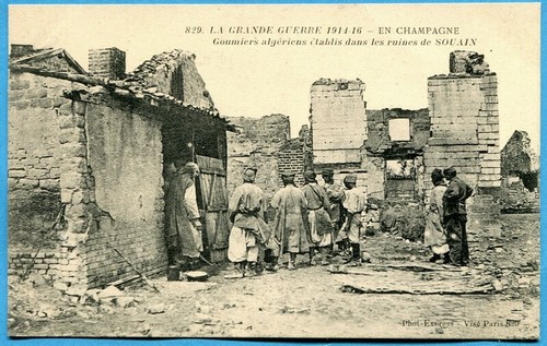 Cpa goumiers algériens - cpa,