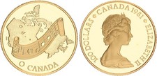 Canada 100 Dollari 1981 Oh