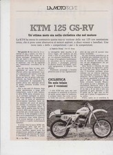 advertising TEST MOTO KTM 125