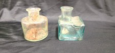 2 antichi bicchieri inchiostro