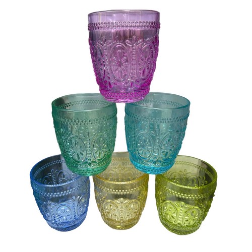 Set bicchieri colorati da - set, 6