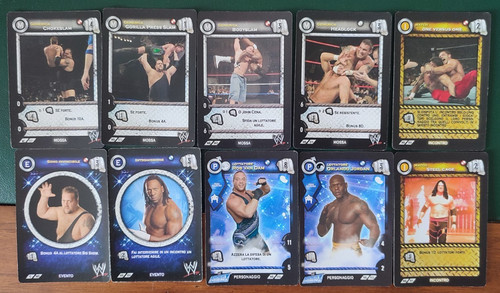 Mazzo carte vintage wwe - di,