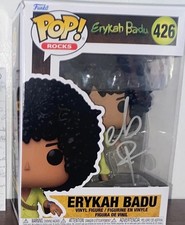 Erykah Badu firmato autografo Funko Pop 426 regina del neo soul stella della musica JSA