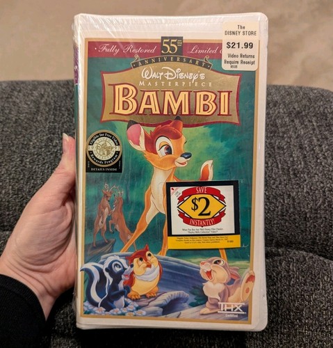 Vtg bambi vhs - vtg, walt