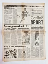 CARLINO SPORT 19 AGOSTO 1985 MOSER-ALBERTO COVA-GALDERISI-ALBORETO-FERRARI