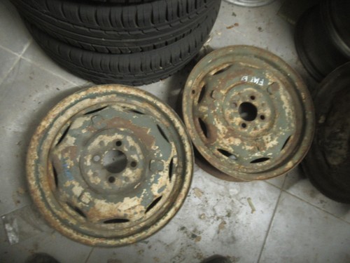 Fiat epoca coppia cerchioni - fiat, epoca-