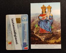 Santino MADONNA DELLA MONTAGNA Immaginetta Sacra POLSI Reggio Calabria parrocchi