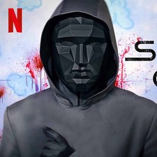 Maschera squid game ufficiale della serie netflix