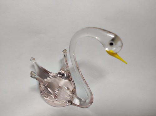 Scultura cigno vetro murano - scultura,