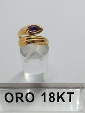 Anello in oro giallo 750 18