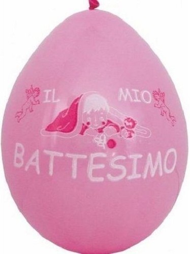 Palloncini rosa battesimo - palloncini,
