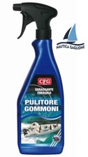 PULITORE GOMMONI Sgrassante Detergente sporco gommone neoprene scafo vetroresina