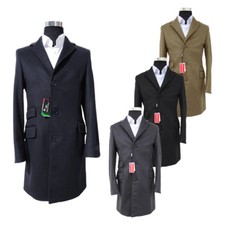 Cappotto UOMO Coats&Coats Modello BARONETTO Varie Taglie Lana & Cachemire DD