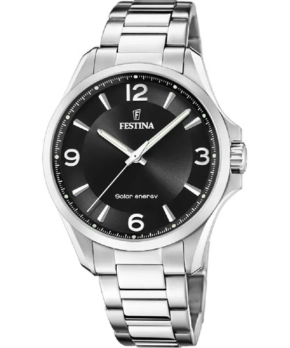 Orologio solar energy silver - solar,