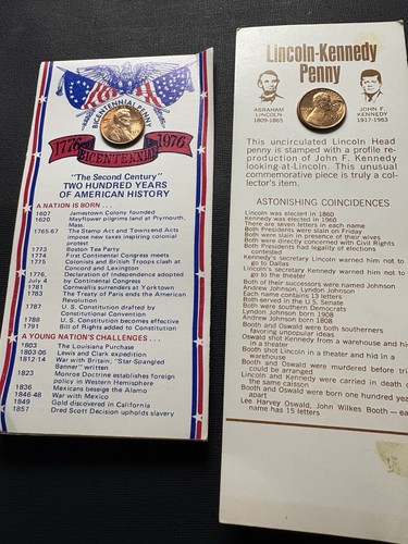 Lincoln kennedy penny 1973 d - lincoln,