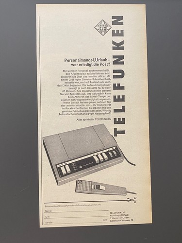 Telefunken minifon office
