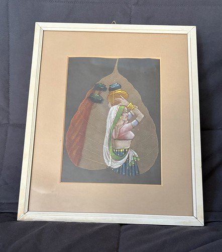 Quadro dipinto foglia - dipinto, su