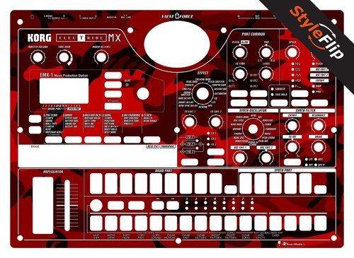 Korg electribe skin rosso - electribe, |