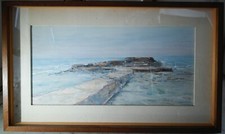 CRESCI FEDERICO – Scogli del Sale (Olio su tela incartonata, 25x49,5)