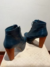 Stivaletti con tacco n 38 blu navy jeffrey campbell