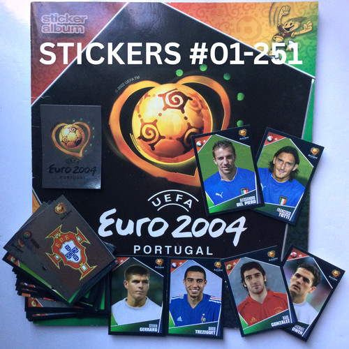 Adesivi panini 2004 uefa euro - 2004,