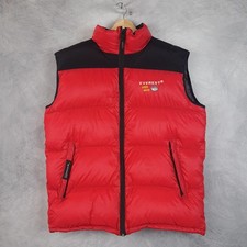 Gilet Vintage Mountain Hardwear Uomo XL Rosso Nero Piumino Tasche Everest SL