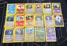 Lotto 17 Carte Set Aquapolis E-Series Pokemon Growlithe Mr Mime Drowzee Larvitar