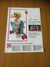 1970 SPINGI SPINGI MATTEL BAMBOLA SU CAVALLUCCIO VINTAGE AD PUBBLICITA