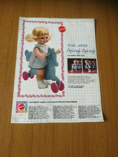 1970 spingi mattel - spingi,