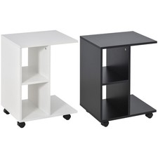 HOMCOM Comodino Moderno a C