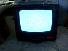 Philips 10" Cube B&W CRT TV