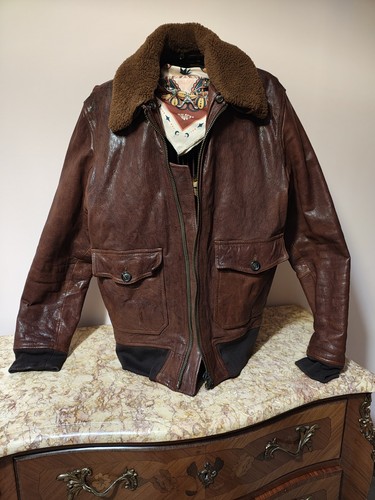 Blouson cuir avirex - blouson,