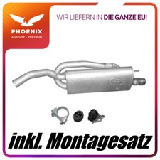 Fiat Bravo II 1.4 (dal 2007-) per SPORT Silenziatore Scarico Con Kit Montaggio