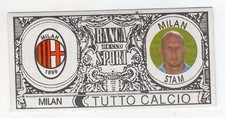 figurina - TUTTO CALCIO EURO MONETE  - MILAN STAM