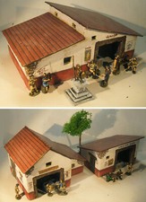 diorama scenery 1:72 ROMAN HOUSES & CIVILIANS - CASE ROMANE e CIVILI soldatini